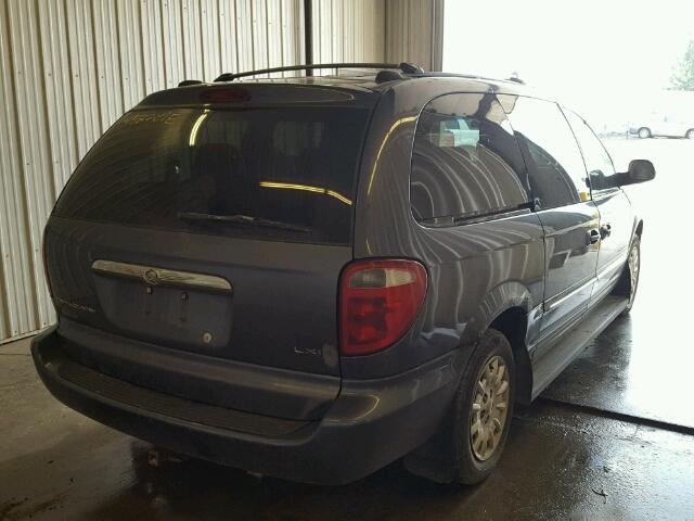 2C4GP54L61R258087 - 2001 CHRYSLER TOWN & COU 蓝色 照片 4