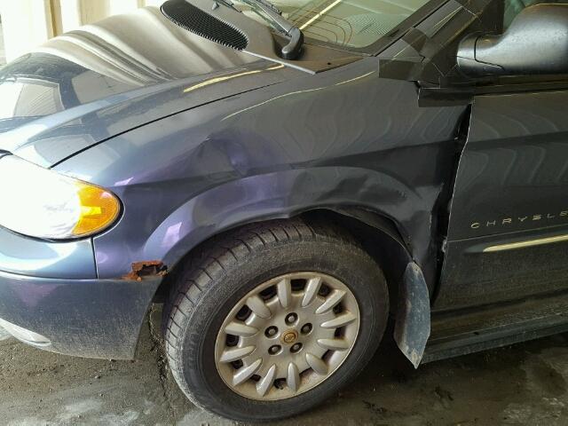 2C4GP54L61R258087 - 2001 CHRYSLER TOWN & COU 蓝色 照片 9