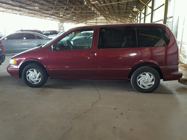 4M2ZV1117WDJ07970 - 1998 MERCURY VILLAGER RED photo 9