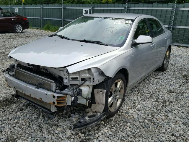 1G1ZC5E01AF176762 - 2010 CHEVROLET MALIBU 1LT ვერცხლისფერი ფოტო 2