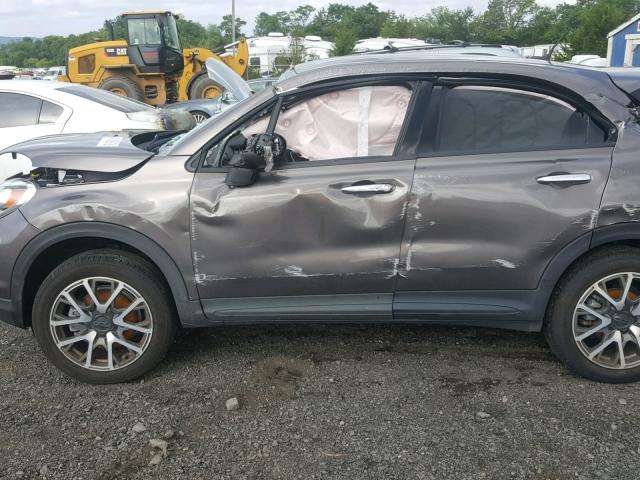 ZFBCFYET4GP376475 - 2016 FIAT 500X TREKK BROWN photo 9