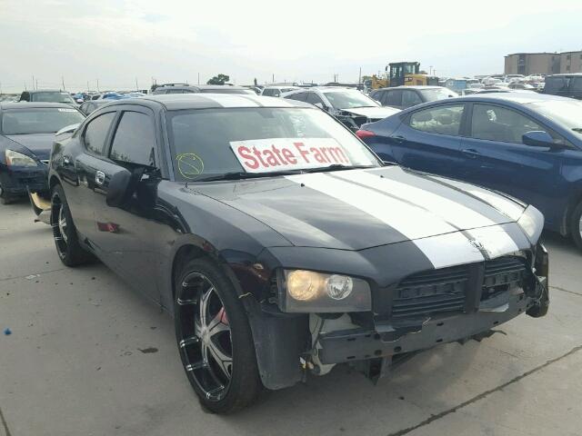 2B3KA43D49H505352 - 2009 DODGE CHARGER BLACK photo 1