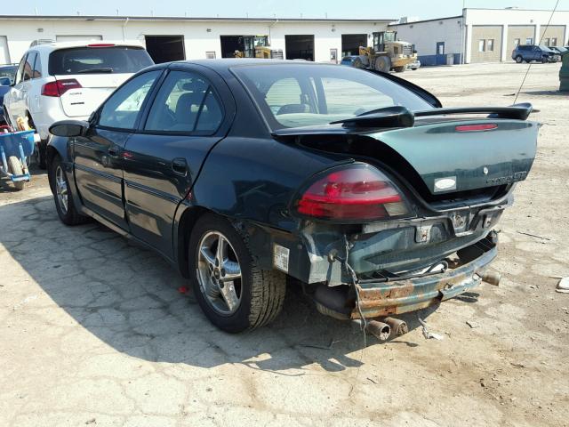 1G2NW52EX3M528222 - 2003 PONTIAC GRAND AM G GREEN photo 3