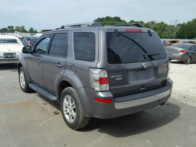 4M2CN8HG7BKJ01780 - 2011 MERCURY MARINER PR GRAY photo 3