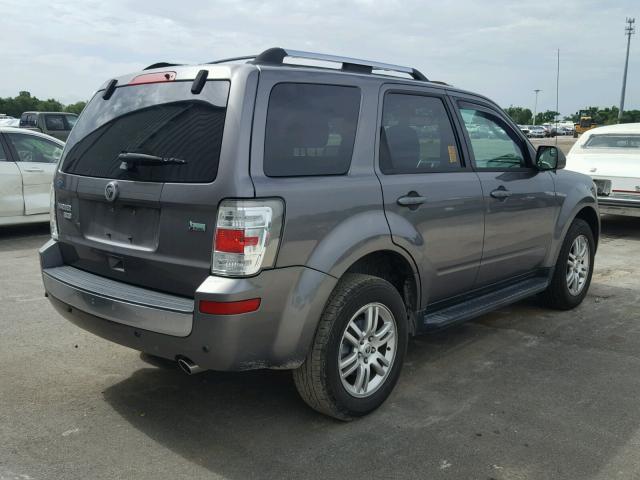 4M2CN8HG7BKJ01780 - 2011 MERCURY MARINER PR GRAY photo 4