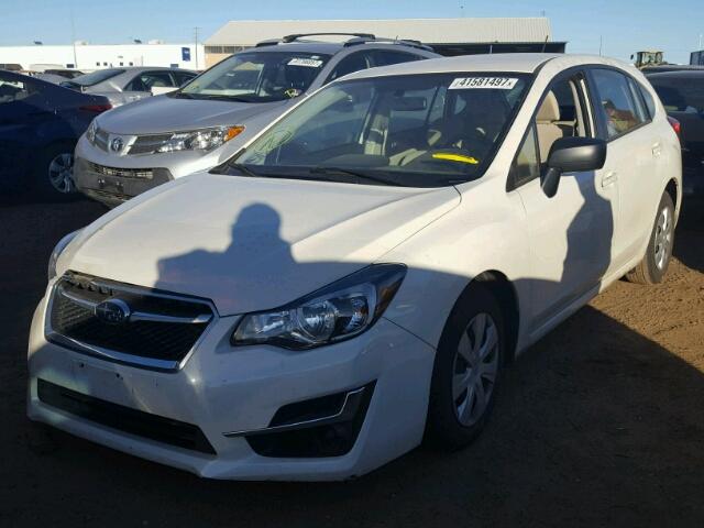 JF1GPAA60G8252030 - 2016 SUBARU IMPREZA WHITE photo 2