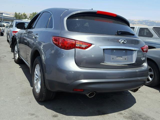 JN8CS1MW7HM414655 - 2017 INFINITI QX70 GRAY photo 3