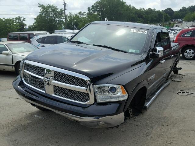 1C6RR7PT0FS574205 - 2015 RAM 1500 LONGH BLACK photo 2