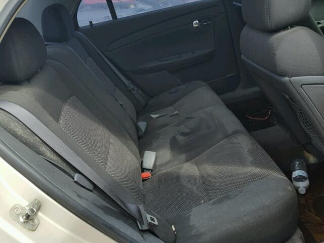 1G1ZH57B59F246369 - 2009 CHEVROLET MALIBU GOLD photo 6