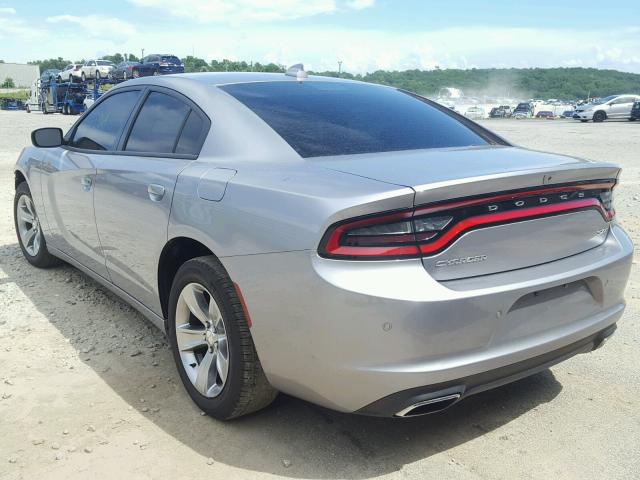 2C3CDXHG0JH156360 - 2018 DODGE CHARGER SX SILVER photo 3