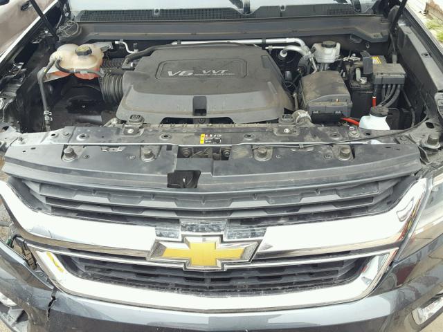 1GCHTCE31G1142148 - 2016 CHEVROLET COLORADO L GRAY photo 7