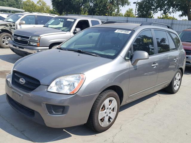 KNAFG529897263059 - 2009 KIA RONDO BASE GRAY photo 2