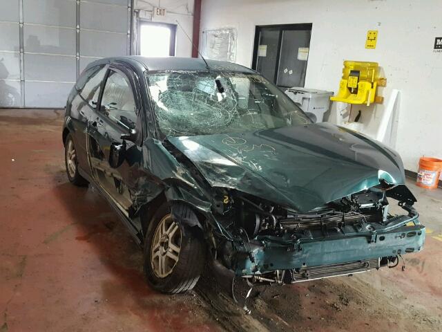 3FAFP3136YR227873 - 2000 FORD FOCUS ZX3 GREEN photo 1