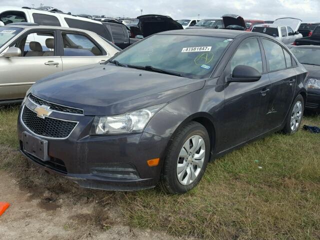 1G1PA5SH6E7236686 - 2014 CHEVROLET CRUZE LS GRAY photo 2