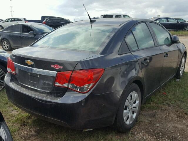 1G1PA5SH6E7236686 - 2014 CHEVROLET CRUZE LS GRAY photo 4