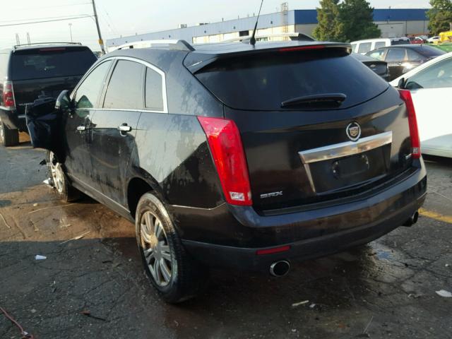 3GYFNAE37CS531742 - 2012 CADILLAC SRX LUXURY BLACK photo 3