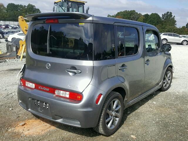 JN8AZ28R29T126627 - 2009 NISSAN CUBE GRAY photo 4