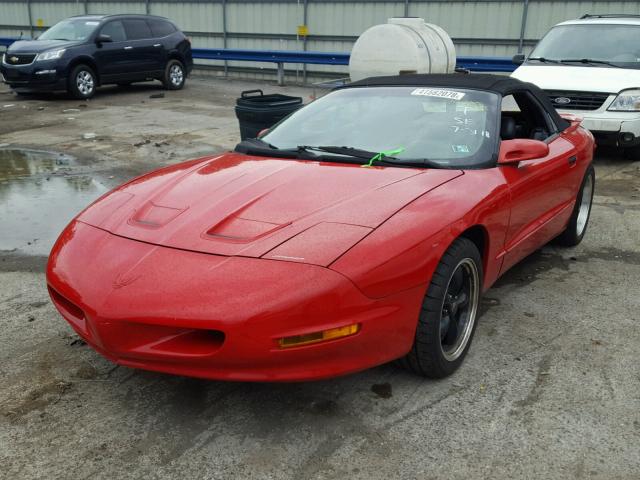 2G2FV32P3S2248966 - 1995 PONTIAC FIREBIRD F RED photo 2