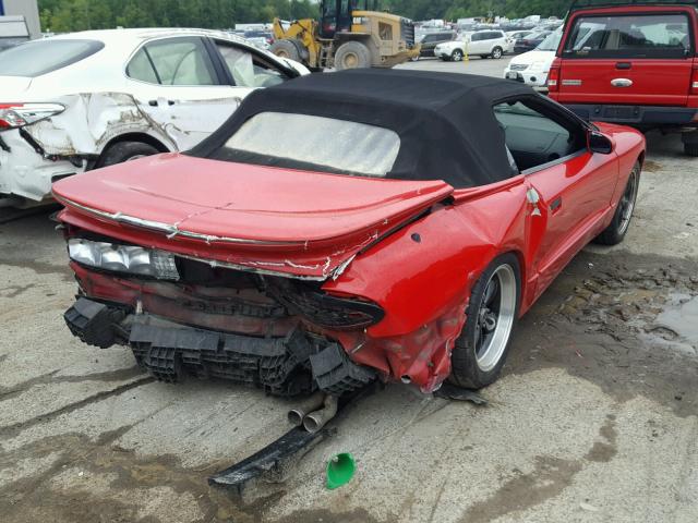 2G2FV32P3S2248966 - 1995 PONTIAC FIREBIRD F RED photo 4