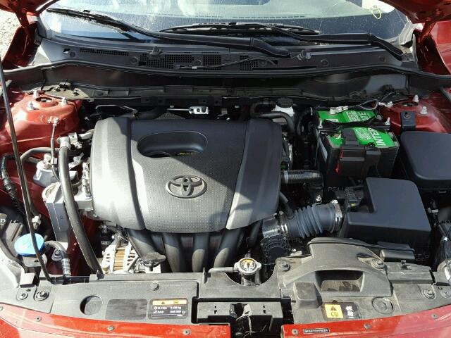 3MYDLBYV5HY166294 - 2017 TOYOTA YARIS IA RED photo 7