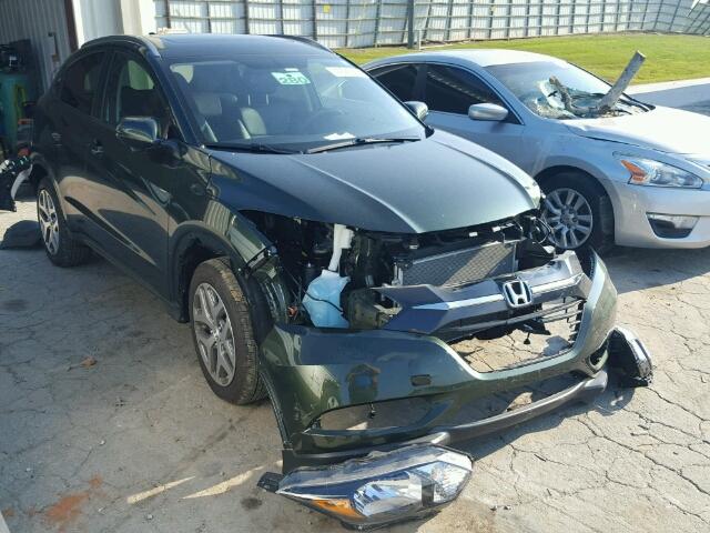 3CZRU6H7XGM766626 - 2016 HONDA HR-V EXL GREEN photo 1