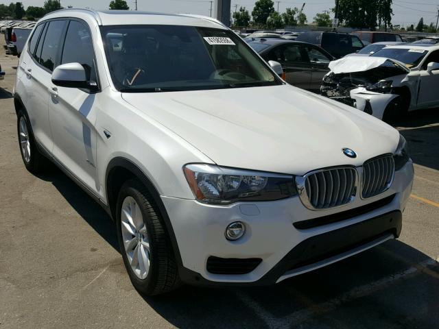 5UXWZ7C54G0M83775 - 2016 BMW X3 SDRIVE2 WHITE photo 1