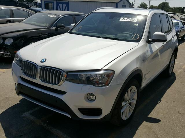 5UXWZ7C54G0M83775 - 2016 BMW X3 SDRIVE2 WHITE photo 2