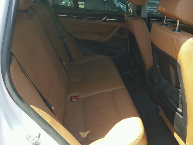 5UXWZ7C54G0M83775 - 2016 BMW X3 SDRIVE2 WHITE photo 6