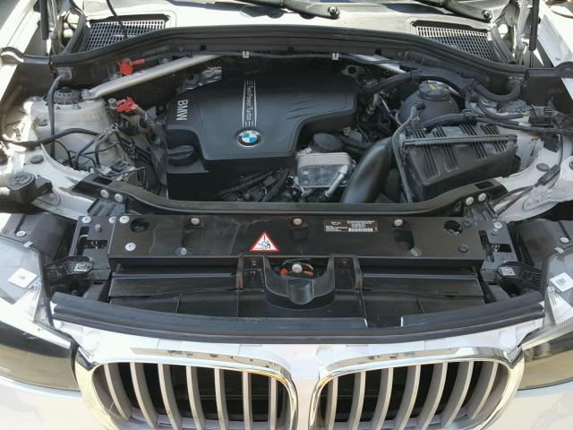 5UXWZ7C54G0M83775 - 2016 BMW X3 SDRIVE2 WHITE photo 7