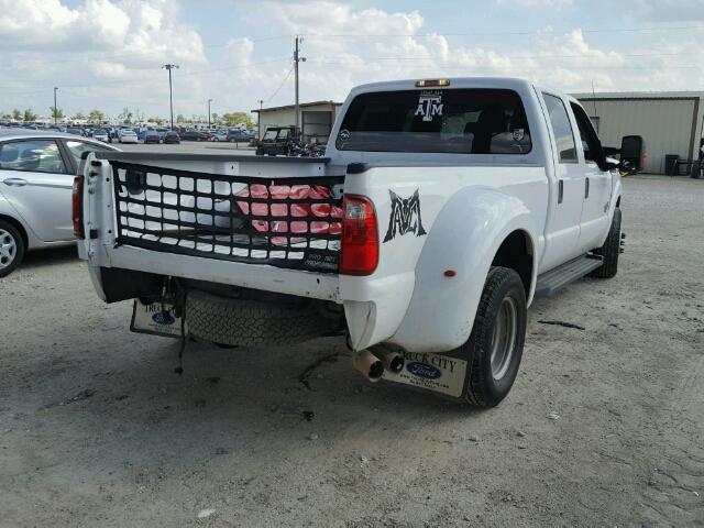 1FT8W3CT7BEC35381 - 2011 FORD F350 SUPER WHITE photo 4