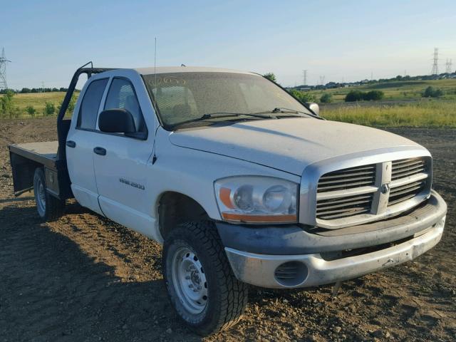 3D7KS28D66G123253 - 2006 DODGE RAM 2500 S თეთრი ფოტო 1
