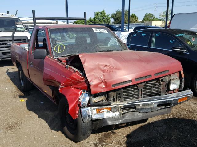 1N6SD11S0NC371715 - 1992 NISSAN TRUCK SHOR RED photo 1