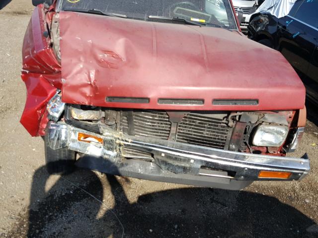 1N6SD11S0NC371715 - 1992 NISSAN TRUCK SHOR RED photo 7