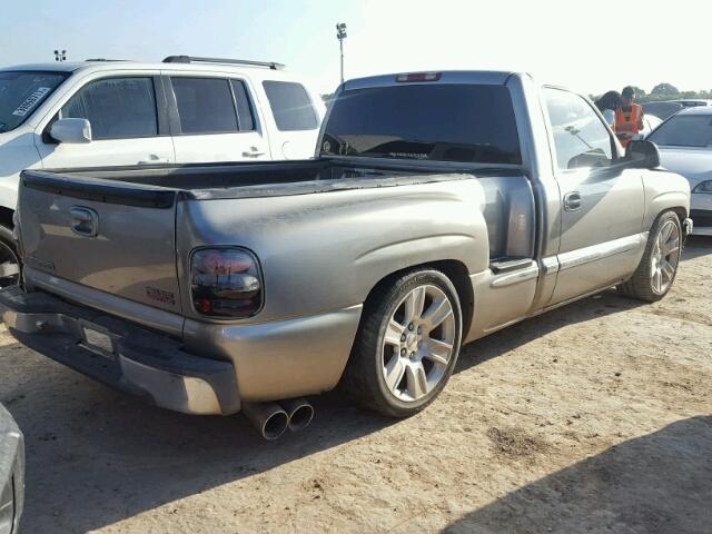 1GTEC14W8YZ270702 - 2000 GMC NEW SIERRA GRAY photo 4