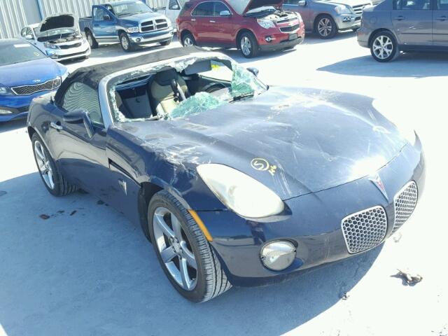 1G2MB35B37Y107289 - 2007 PONTIAC SOLSTICE BLUE photo 1