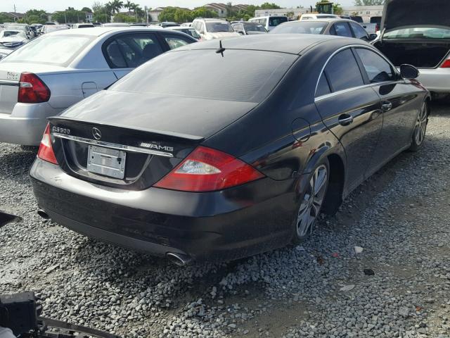 WDDDJ75X36A019776 - 2006 MERCEDES-BENZ CLS 500C BLACK photo 4