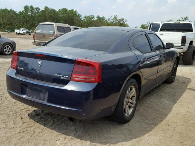 2B3KA43G86H234382 - 2006 DODGE CHARGER SE BLUE photo 4