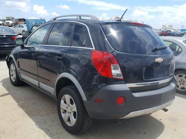 3GNAL2EK7ES630123 - 2014 CHEVROLET CAPTIVA LS BLACK photo 3