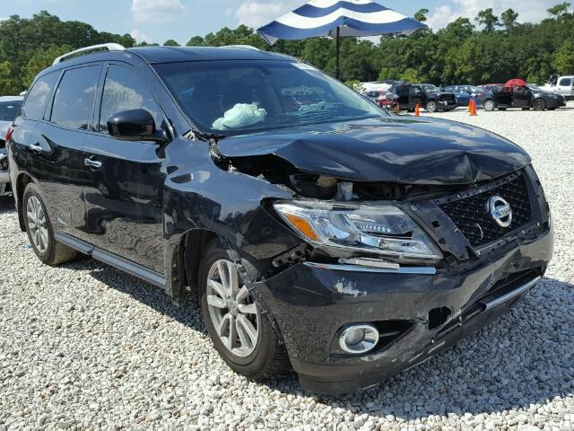 5N1AR2MN0FC694185 - 2015 NISSAN PATHFINDER BLACK photo 1