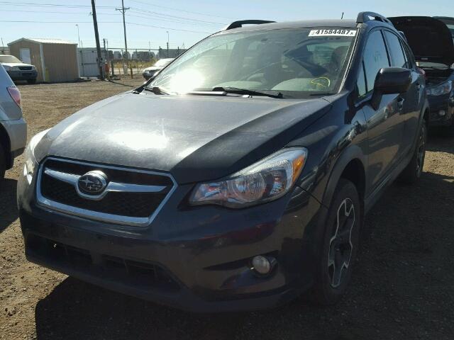 JF2GPAKC1EH346608 - 2014 SUBARU XV CROSSTR BLACK photo 2