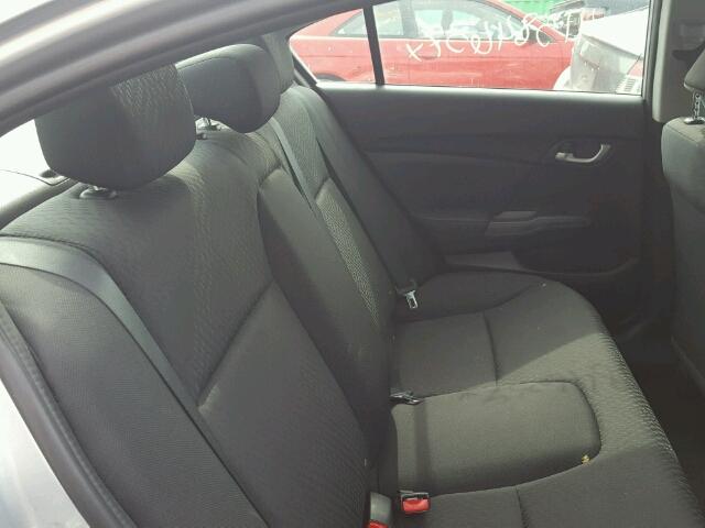19XFB2F55FE214615 - 2015 HONDA CIVIC LX Plata foto 6