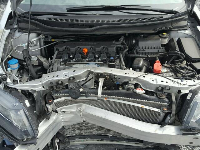 19XFB2F55FE214615 - 2015 HONDA CIVIC LX Plata foto 7