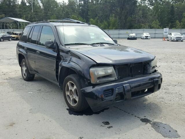 1GNDS13S472168096 - 2007 CHEVROLET TRAILBLAZE BLACK photo 1