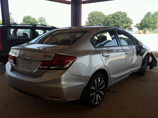 19XFB2F95EE038764 - 2014 HONDA CIVIC EXL 银色 照片 4