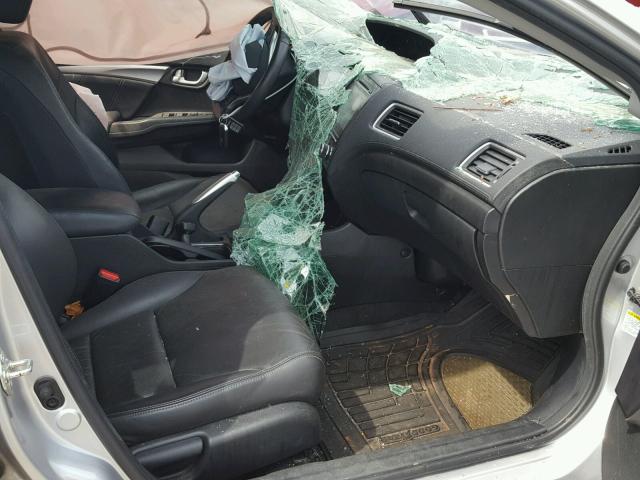 19XFB2F95EE038764 - 2014 HONDA CIVIC EXL 银色 照片 5