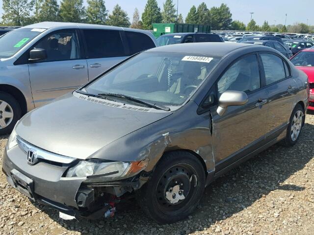 1HGFA16588L100701 - 2008 HONDA CIVIC LX BROWN photo 9