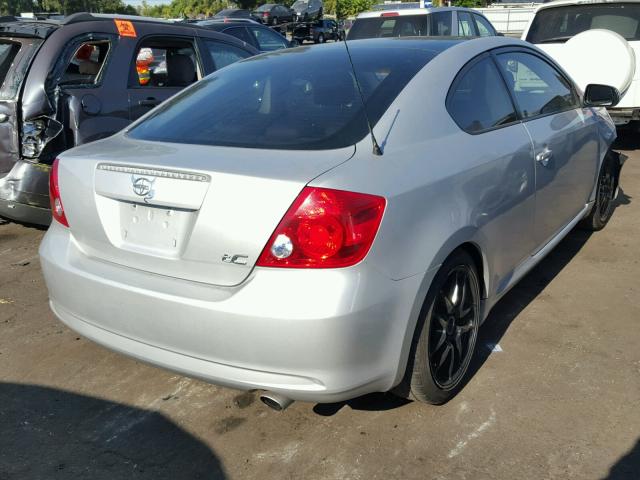 JTKDE177650036870 - 2005 TOYOTA SCION TC 银色 照片 4