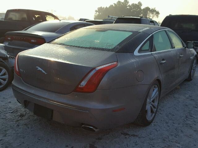 SAJWA2GBXBLV17903 - 2011 JAGUAR XJL BASE GRAY photo 4