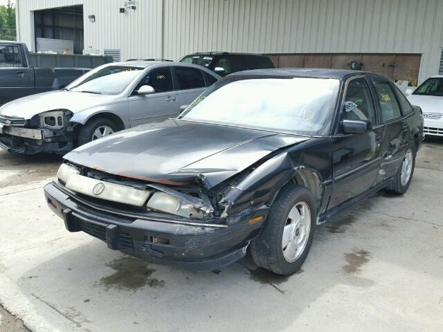 1G2WJ52M6SF316589 - 1995 PONTIAC GRAND PRIX BLACK photo 2