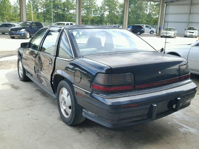 1G2WJ52M6SF316589 - 1995 PONTIAC GRAND PRIX BLACK photo 3